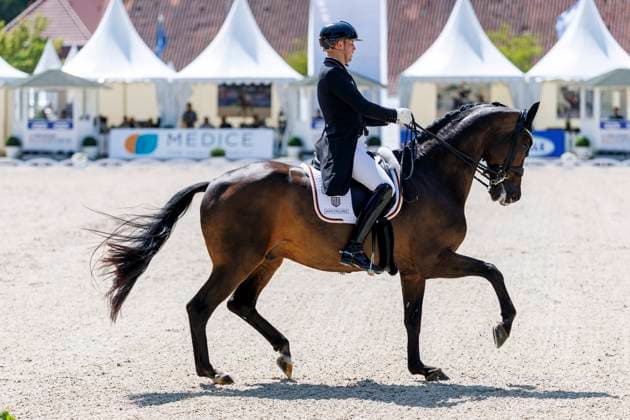 BALVE - LONGINES Balve Optimum 2025, BALVE - LONGINES Balve Optimum 2025 WANDRES Frederic (GER), Bluetooth OLD Grand Prix de Dressage - Qualifikationsprüfung DressurpruÌˆfung Kl. S