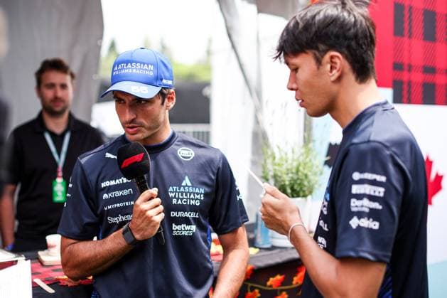 F1 - CANADIAN GRAND PRIX 2025 SAINZ Carlos (spa), Williams Racing FW47, portrait and ALBON Alexander (tha), Williams Racing FW47, portrait during the Formula 1 Pirelli Grand Prix du Canada 2025, 10th round of the 2025 FIA Formula One World Championship, WM, Weltmeisterschaft from June 14 to 16, 2025 on the Circuit Gilles Villeneuve, in MontrÃ al, Canada - MontrÃ alCanada  Copyright: xEricxAlonsox