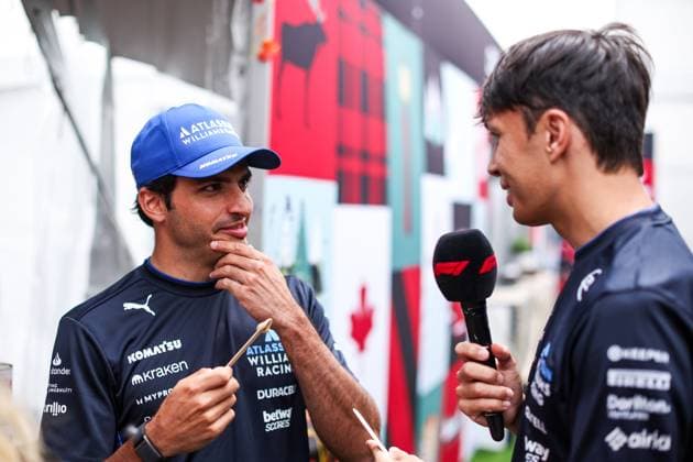 F1 - CANADIAN GRAND PRIX 2025 SAINZ Carlos (spa), Williams Racing FW47, portrait and ALBON Alexander (tha), Williams Racing FW47, portrait during the Formula 1 Pirelli Grand Prix du Canada 2025, 10th round of the 2025 FIA Formula One World Championship, WM, Weltmeisterschaft from June 14 to 16, 2025 on the Circuit Gilles Villeneuve, in MontrÃ al, Canada - MontrÃ alCanada  Copyright: xEricxAlonsox