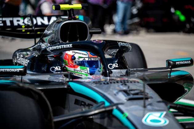F1 - CANADIAN GRAND PRIX 2025 12 KIMI ANTONELLI Andrea (ita), Mercedes AMG F1 Team W16, action during the Formula 1 Pirelli Grand Prix du Canada 2025, 10th round of the 2025 FIA Formula One World Championship, WM, Weltmeisterschaft from June 14 to 16, 2025 on the Circuit Gilles Villeneuve, in MontrÃ al, Canada - MontrÃ alCanada  Copyright: xALBERTOxVIMERCATIx