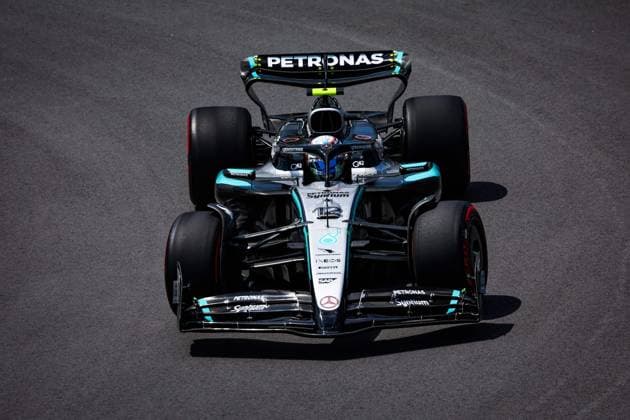 F1 - CANADIAN GRAND PRIX 2025 12 KIMI ANTONELLI Andrea (ita), Mercedes AMG F1 Team W16, action during the Formula 1 Pirelli Grand Prix du Canada 2025, 10th round of the 2025 FIA Formula One World Championship, WM, Weltmeisterschaft from June 14 to 16, 2025 on the Circuit Gilles Villeneuve, in MontrÃ al, Canada - MontrÃ alCanada  Copyright: xFLORENTxGOODENx