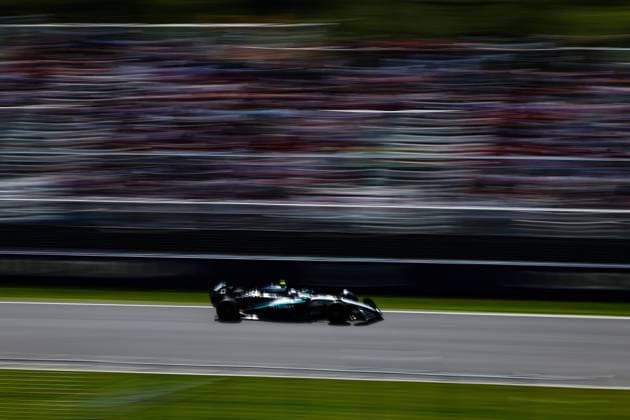 F1 - CANADIAN GRAND PRIX 2025 12 KIMI ANTONELLI Andrea (ita), Mercedes AMG F1 Team W16, action during the Formula 1 Pirelli Grand Prix du Canada 2025, 10th round of the 2025 FIA Formula One World Championship, WM, Weltmeisterschaft from June 14 to 16, 2025 on the Circuit Gilles Villeneuve, in MontrÃ al, Canada - MontrÃ alCanada  Copyright: xFLORENTxGOODENx