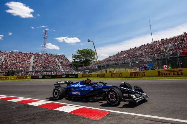 F1 - CANADIAN GRAND PRIX 2025 55 SAINZ Carlos (spa), Williams Racing FW47, action during the Formula 1 Pirelli Grand Prix du Canada 2025, 10th round of the 2025 FIA Formula One World Championship, WM, Weltmeisterschaft from June 14 to 16, 2025 on the Circuit Gilles Villeneuve, in MontrÃ al, Canada - MontrÃ alCanada  Copyright: xEricxAlonsox