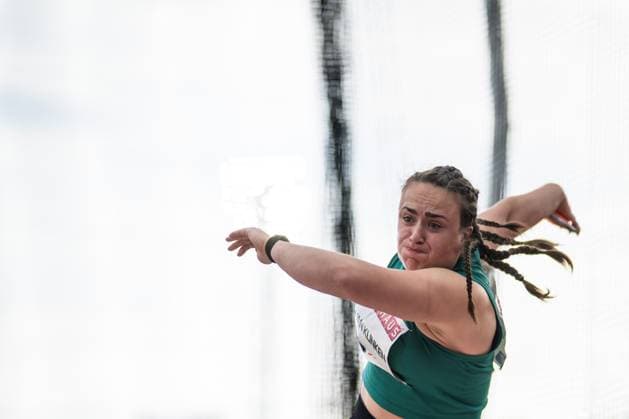 250615 Jorinde van Klinken of Netherlands competes in women™s discus throw during Bauhaus-galan, part of the Diamond League series, June 15, 2025 in Stockholm. Photo: Joel Marklund BILDBYRAN kod JM SH0634 bbeng friidrott athletics friidrett diamond league bauhaus-galan stockholm diskus dam Copyright: JOELxMARKLUND BB250615JM165