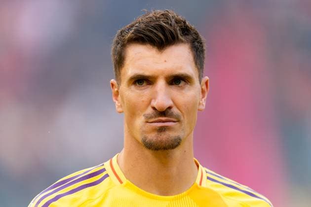 2025-06-09 Belgium v Wales - FIFA 2026 World Cup Qualifier BRUSSELS, BELGIUM - JUNE 9: Thomas Meunier of Belgium during the FIFA 2026 World Cup Qualifier match between Belgium and Wales at King Baudouin Stadium on June 9, 2025 in Brussels, Belgium. Brussels King Baudouin Stadium Belgium Content not available for redistribution in The Netherlands directly or indirectly through any third parties. Copyright: xJorisxVerwijstx