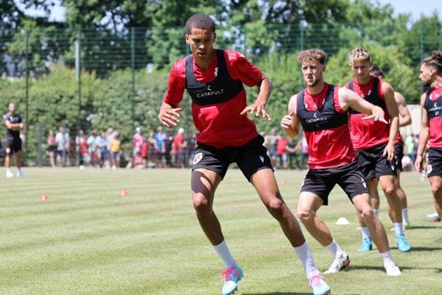 Neuzugang Nyamekye Awortwie-Grant (Energie Cottbus) Fussball 3. Liga 2025 2026 FC Energie Cottbus - Trainingsauftakt