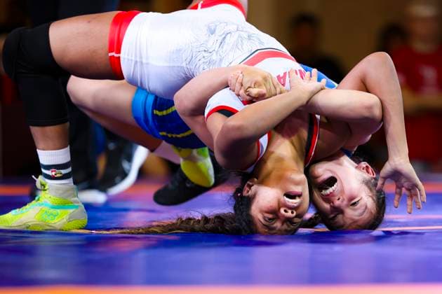 Wrestling U17, U 17 Asian Championships 49kg WW - Tong Zhang (CHN) df. Yu Hsi Cheng (TPE)