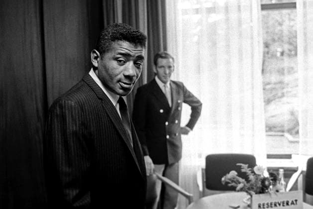680829 Boxning, VM, Patterson - Ellis, Presskonferens: Floyd Patterson pa presskonferensen. Copyright: BILDBYRAN BB680829BB006