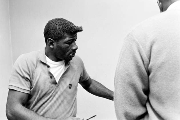 680914 Boxning, VM, Floyd Patterson - Jimmy Ellis: Floyd Patterson efter matchen. Copyright: BILDBYRAN BB680914BB015