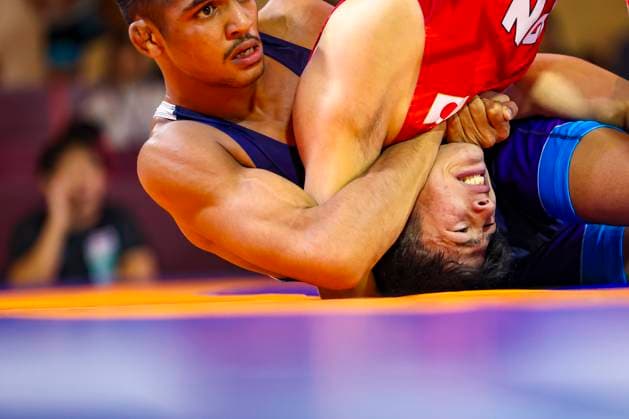 Wrestling U17, U 17 Asian Championships 55kg FS - Yamato Furusawa (JPN) df. Nishant Nishant (IND)