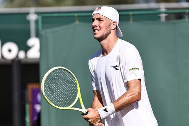 Jan-Lennard Struff, GER, during first round of 2025 All England Lawn Tennis Championships at Wimbledon, mens singles, London, 30 06 2025; -