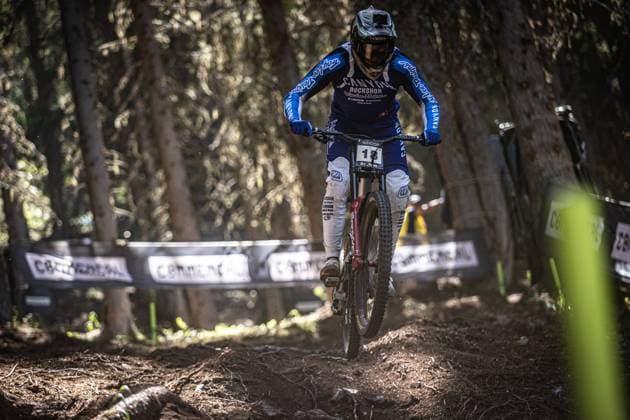 Whoop Downhill Worldcup La Thuile KIEFER Henri * CANYON CLLCTV FACTORY TEAMat Whoop Downhill Worldcup La Thuile, 04.07.2025,in La Thuile,ITA Foto: Sebastian Sternemann