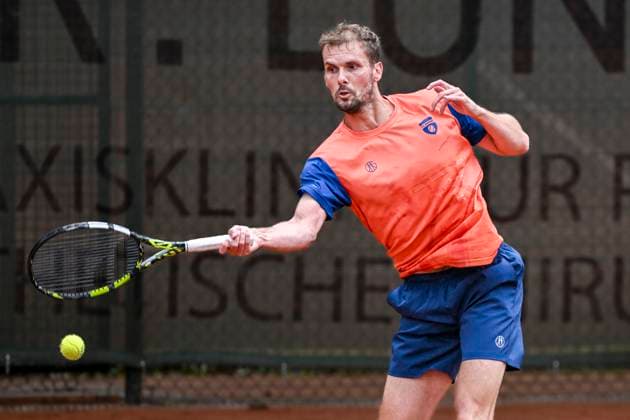 Oscar Otte GER 06.07.2025 Tennis 1. Bundesliga Herren, TC Bredeney vs TC Großhesselohe, Tennis Club Bredeney, Essen,