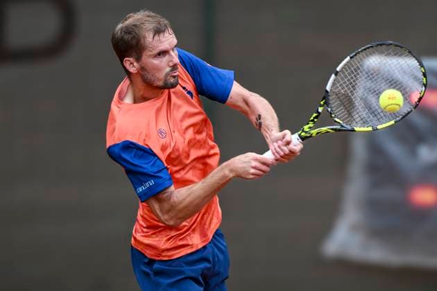 Oscar Otte GER 06.07.2025 Tennis 1. Bundesliga Herren, TC Bredeney vs TC Großhesselohe, Tennis Club Bredeney, Essen,