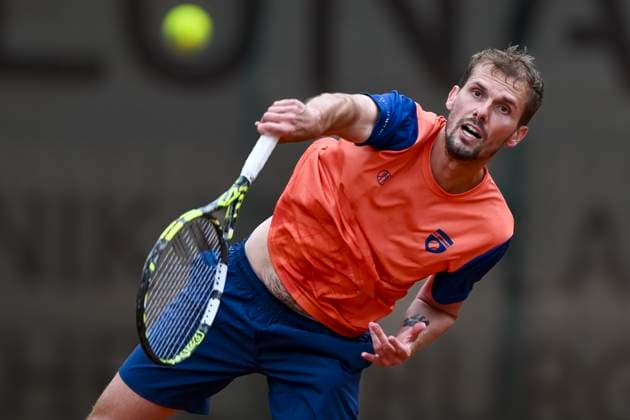 Oscar Otte GER 06.07.2025 Tennis 1. Bundesliga Herren, TC Bredeney vs TC Großhesselohe, Tennis Club Bredeney, Essen,