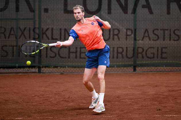 Oscar Otte GER 06.07.2025 Tennis 1. Bundesliga Herren, TC Bredeney vs TC Großhesselohe, Tennis Club Bredeney, Essen,