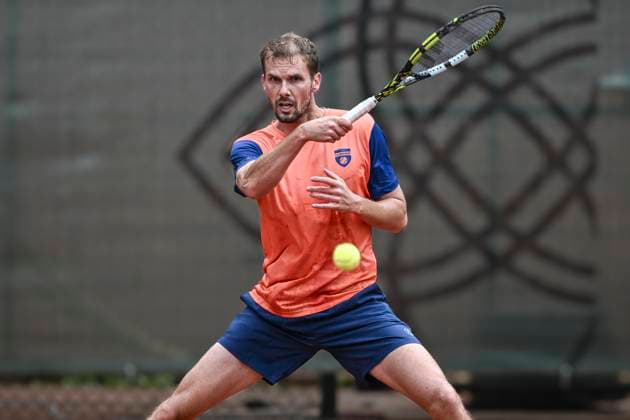 Oscar Otte GER 06.07.2025 Tennis 1. Bundesliga Herren, TC Bredeney vs TC Großhesselohe, Tennis Club Bredeney, Essen,