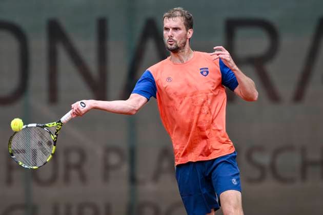 Oscar Otte GER 06.07.2025 Tennis 1. Bundesliga Herren, TC Bredeney vs TC Großhesselohe, Tennis Club Bredeney, Essen,