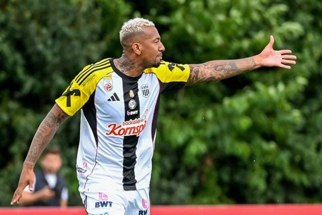 09.07.2025, Lask Platz Linz, AUT, Testspiel Vorbereitung 2025-26, Lask Linz (AUT) vs Broendby IF Kopenhagen (DEN), im Bild Jerome Agyenim Boateng (LASK) Linz Oberoesterreich Austria