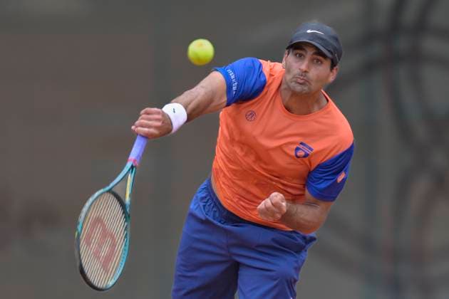 Benjamin Hassan GER 13.07.2025 Tennis 1. Bundesliga Herren, TC Bredeney vs TK BW Aachen, Tennis Club Bredeney, Essen,