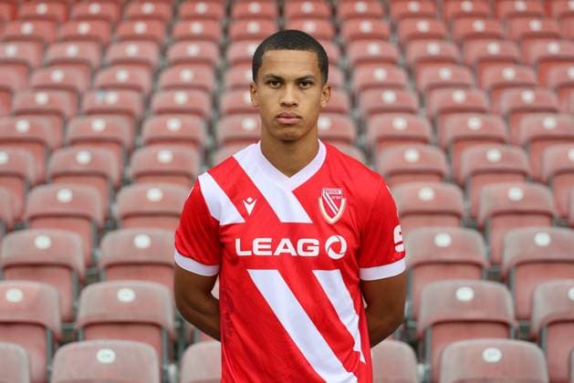 Nyamekye Awortwie-Grant; FC Energie Cottbus; 3.Liga, Porträttermin 2025 2026 Fussball 3. Liga 2025 2026 Offizieller Portraitermin FC Energie Cottbus