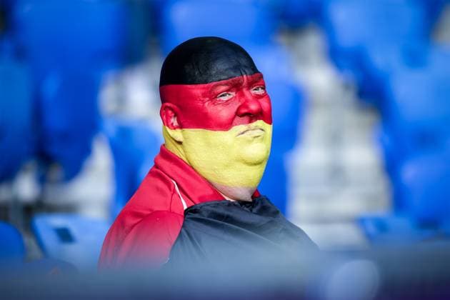 Sport Bilder des Tages Basel, Switzerland, July 19th 2025: Germany fan before the UEFA Womens EURO 2025 Quarter-Final match between France and Germany at St. Jakob-Park in Basel, Switzerland. (Pedro Porru SheKicks SPP) Copyright: xPedroxPorrux xSheKicksx xSPPx spp-en-PePoSh-0M7A0120_DxO