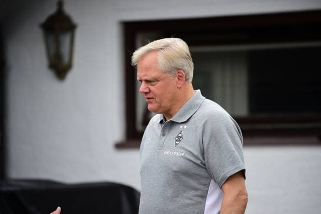 25.07.2025; Rottach-Egern; Fussball, Herren, Saison 2025 2026, Trainingslager Borussia Moenchengladbach Dr. Stefan Stegemann (Geschaeftsfuehrer Gladbach) DFL regulations prohibit any use of photographs as image sequences and or quasi-video. Stadion Am Birkenmoos Bayern Deutschland