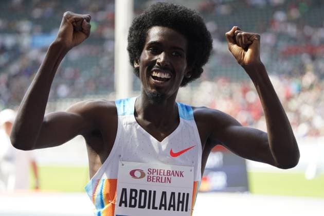 Leichtathletik, Track & Field, Athletics, world athletics Meeting, ISTAF Berlin 2025 27.07.2025 Olympiastadion Berlin, Meile Männer, Mohamed Abdilaahi Deutschland