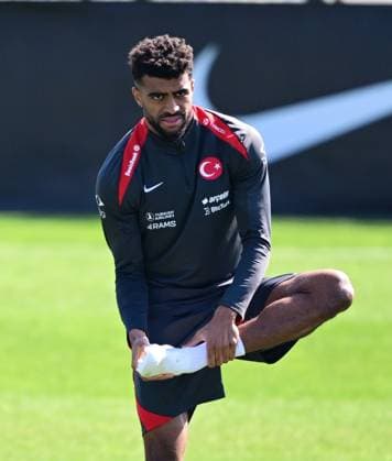 Turkish national football team prepares for UEFA play-off second leg against Hungary??????? ISTANBUL, TURKIYE - MARCH 22: Rayyan Baniya of Turkiye s national football team attends a training session at the TFF Hasan Dogan National Teams Camp and Training Facilities ahead of the UEFA Nations League play-off second leg against Hungary in Istanbul, Turkiye on March 22, 2025. Istanbul Turkey. Editorial use only. Please get in touch for any other usage.  Copyright: x2025xAnadoluxAbdülhamidxHoÅübaÅüx