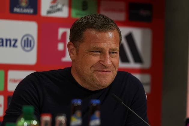 Max Eberl (FC Bayern Muenchen, Sportvorstand), GER, Vorstellung Luis Diaz, FC Bayern Muenchen, Fussball, Pressekonferenz, Saison 2025 2026, 31.07.2025, GER, Vorstellung Luis Diaz, FC Bayern Muenchen, Fussball, Pressekonferenz, Saison 2025 2026, 31.07.2025 Muenchen Copyright: xEibner-Pressefoto JennixMaulx EP_JML