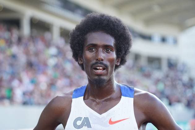 , Leichtathletik, Athletics, Track and Field,, Leichtathletik DM 2025 , 31.07-03.08.2025, Heinz Steyer Stadion Dresden, 5000m Männer Finale mohamed Abdilaahi Cologne Athletics Copyright Gladys Chai von der Laage