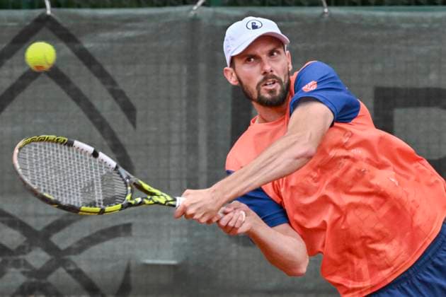 Oscar Otte GER 03.08.2025 Tennis 1. Bundesliga Herren, TC Bredeney vs Kurhaus Lambertz Aachen, Tennis Club Bredeney, Essen,
