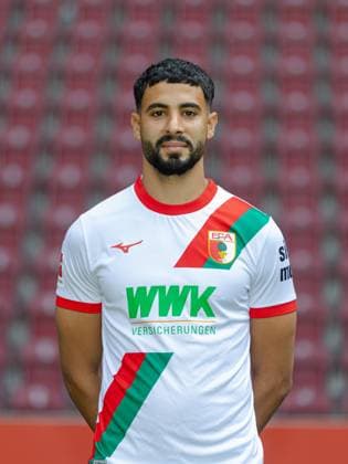 Elias Saad; FC Augsburg 1907; 1. BL, Porträttermin 2025 2026,