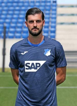 Florian Grillitsch (Hoffenheim) . TSG 1899 Hoffenheim Porträttermin 2025 2026 . Sinsheim, GER, 06.08.2025 ,Fussball 3. Liga 2025 2026 .