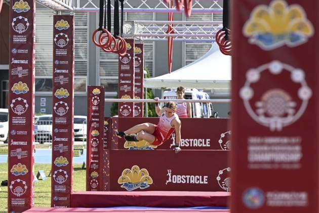 U-17 European Modern pentathlon, moderner Fünfkampf Championships in Turkiye s capital ANKARA, TURKIYE - JULY 07: Athletes compete during the U-17 European Modern Pentathlon Championships that are held at Eryaman Turkish Olympic Preparation Center (TOHM) in Ankara, Turkiye on July 07, 2024. Ankara Turkey. Editorial use only. Please get in touch for any other usage.  Copyright: x2025xAnadoluxDoÄüukanxKeskinkÄ±lÄ±cx