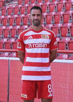 Rani Khedira; 1.FC Union Berlin FCU Fußball 1.BL Bundesliga Porträttermin Saison 2025 2026 Headshot, Porträt, Portrait, Vorstellung, Präsentation, Pressetermin, GER 19.08.25