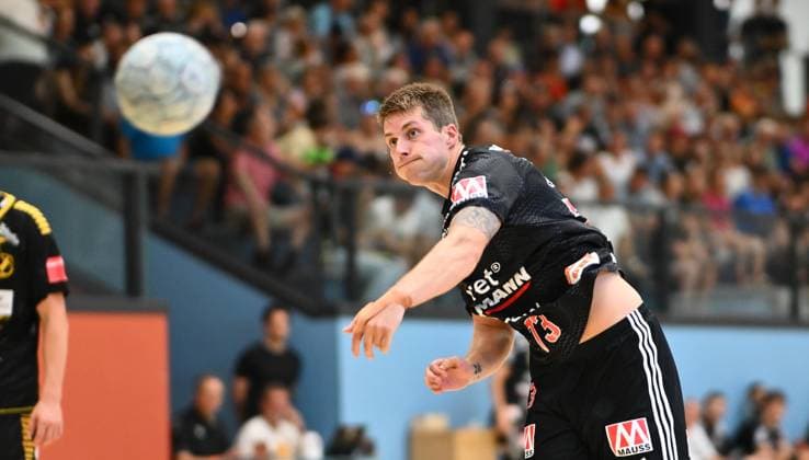 19.08.2025 - Handball - Saison 2025 2026 - Testspiel - Freundschaftsspiel : HC Erlangen HCE - Bregenz Handball - - xwoxzix - Viggo Kristjansson (73, HC Erlangen HCE )