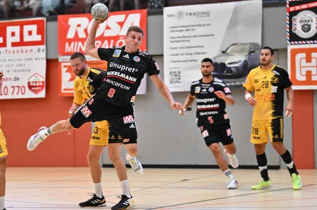 19.08.2025 - Handball - Saison 2025 2026 - Testspiel - Freundschaftsspiel : HC Erlangen HCE - Bregenz Handball - - xwoxzix - Sander Andreassen Overjordet ( 8, HC Erlangen HCE )