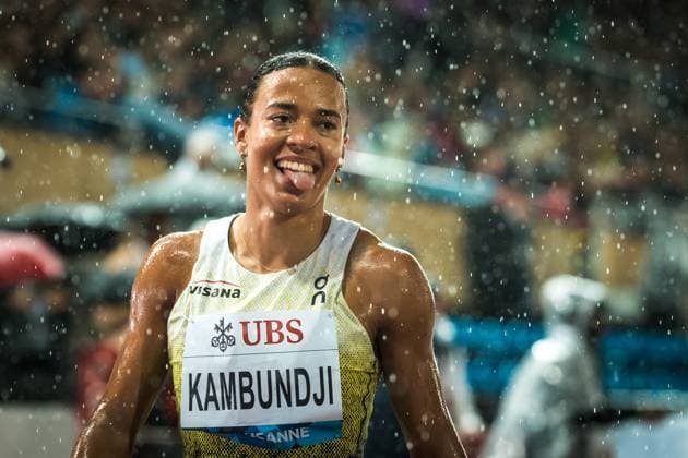 Athletissima 2025; Lausanne, 20.08.2025 KAMBUNDJI Ditaji (SUI), 100 m hurdles men at the Athletissima 2025 in Lausanne (Switzerland) on Wednesday, 20.08.2025 Copyright: xBEAUTIFULxSPORTS UlfxSchillerx