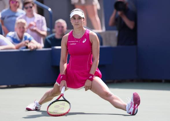 Eva Lys (GER) reagiert veraergert,Aerger,enttaeuscht, Enttaeuschung,Emotion, USTA Billie Jean King National Tennis Center, Flushing Meadows, New York, USA . Copyright: xJuergenxHasenkopfx