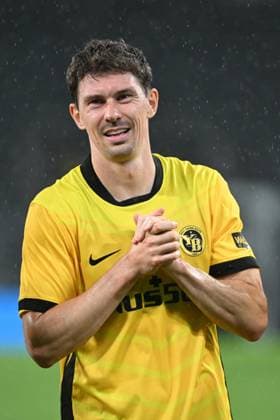 28.08.2025, Bern, Wankdorf, Uefa Europa League, Playoffs, BSC Young Boys - Slovan Bratislava, 16 Christian Fassnacht (Young Boys). Bern Wankdorf Bern Switzerland Copyright: xJustPictures.ch ManuelxWinterbergerx jp-de-MaWi-MWI_1429