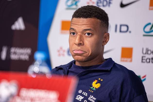 WROCLAW 04.09.2025 KONFERENCJA PRASOWA REPREZENTACJI FRANCJI --- FRENCH FOOTBALL national team, Nationalteam press conference, PK, Pressekonferenz nz KYLIAN MBAPPE FOT. ERNEST KOLODZIEJ 400mm.pl NEWSPIX.PL --- newspix.pl