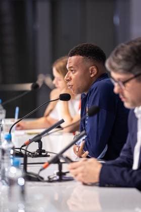 WROCLAW 04.09.2025 KONFERENCJA PRASOWA REPREZENTACJI FRANCJI --- FRENCH FOOTBALL national team, Nationalteam press conference, PK, Pressekonferenz nz KYLIAN MBAPPE FOT. ERNEST KOLODZIEJ 400mm.pl NEWSPIX.PL --- newspix.pl