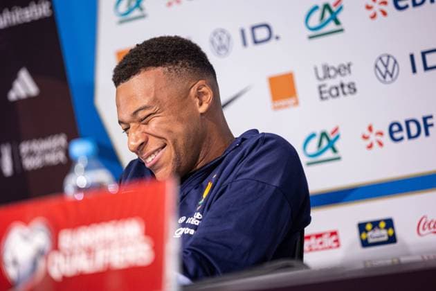 WROCLAW 04.09.2025 KONFERENCJA PRASOWA REPREZENTACJI FRANCJI --- FRENCH FOOTBALL national team, Nationalteam press conference, PK, Pressekonferenz nz KYLIAN MBAPPE FOT. ERNEST KOLODZIEJ 400mm.pl NEWSPIX.PL --- newspix.pl