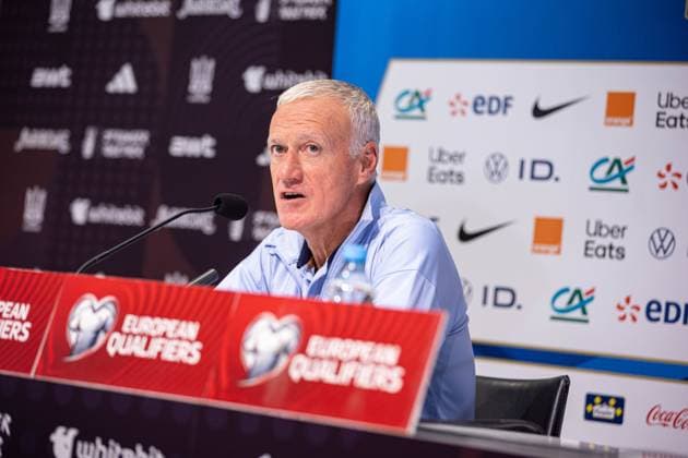 WROCLAW 04.09.2025 KONFERENCJA PRASOWA REPREZENTACJI FRANCJI --- FRENCH FOOTBALL national team, Nationalteam press conference, PK, Pressekonferenz nz DIDIER DESCHAMPS FOT. ERNEST KOLODZIEJ 400mm.pl NEWSPIX.PL --- newspix.pl