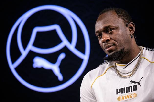 250911 Former Jamaican athlete Usain Bolt at a press conference, PK, Pressekonferenz arranged by Puma ahead of the 2025 World Athletics Championships on September 11, 2025 in Tokyo. Photo: Joel Marklund BILDBYRAN kod JM JM0724 bbeng friidrott athletics friidrett 2025 world athletics championships world athletics championships tokyo 25 friidrotts-vm friidretts-vm vm presskonferens press conference Puma Copyright: JOELxMARKLUND BB250911JM009