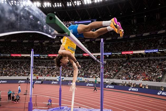 250913 Armand Duplantis of Sweden competes in men s pole vault qualification during day 1 of the 2025 World Athletics Championships on September 13, 2025 in Tokyo. Photo: Joel Marklund BILDBYRAN kod JM JM0729 bbeng friidrott athletics friidrett 2025 world athletics championships world athletics championships tokyo 25 friidrotts-vm friidretts-vm vm sverige pole vault stavsprang stavhopp Copyright: JOELxMARKLUND BB250913JM116