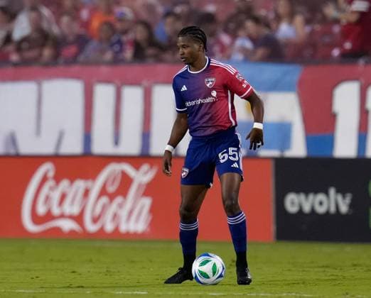 September 13, 2025, Frisco, Texas, USA: FC Dallas midfielder KAICK FERREIRA (55) during a Major League Soccer match between FC Dallas and Austin FC on September 13, 2025, in Frisco, Texas. FC Dallas won, 2-0. Frisco USA - ZUMAc201 20250913_zap_c201_090 Copyright: xScottxColemanx