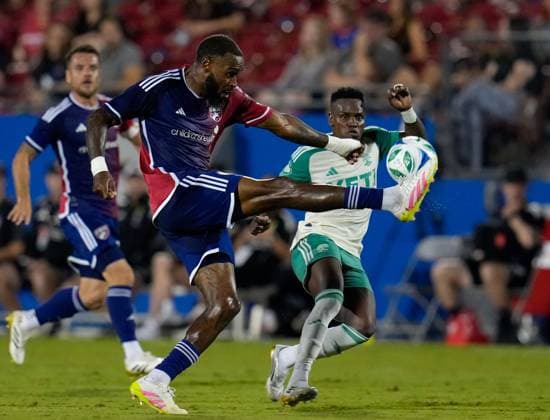 September 13, 2025, Frisco, Texas, USA: FC Dallas defender SEBASTIEN IBEAGHA (25) during a Major League Soccer match between FC Dallas and Austin FC on September 13, 2025, in Frisco, Texas. FC Dallas won, 2-0. Frisco USA - ZUMAc201 20250913_zap_c201_105 Copyright: xScottxColemanx