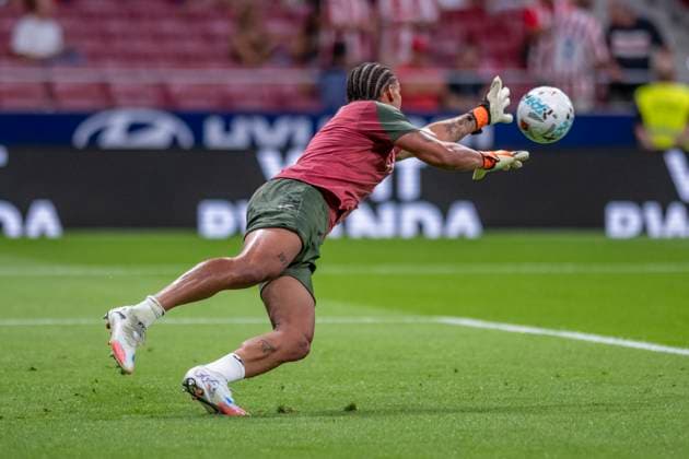 September 14, 2025, Madrid, Madrid, Spain: LUIZ LUCIO REIS JUNIOR of Villarreal CF during the match belonging to La Liga season 25 26 EA soccer Ã¢â‚¬oe ATLETICO DE MADRID - VILLARREAL C.F. Ã¢â‚¬Â held on September 13, 2025, at the Riyadh Air Metropolitano, Madrid, Spain. Madrid Spain - ZUMAc312 20250914_zsp_c312_116 Copyright: xOscarxManuelxSanchezx